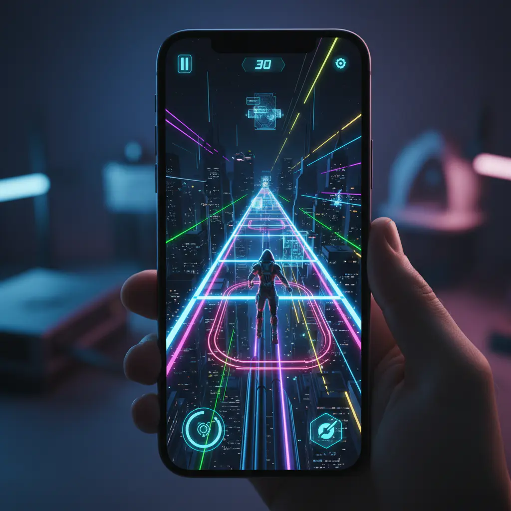 Escena de juego sci-fi